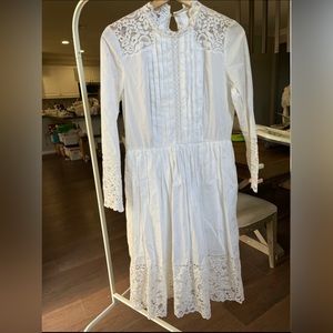 NWT Sandro dress White lace size 40